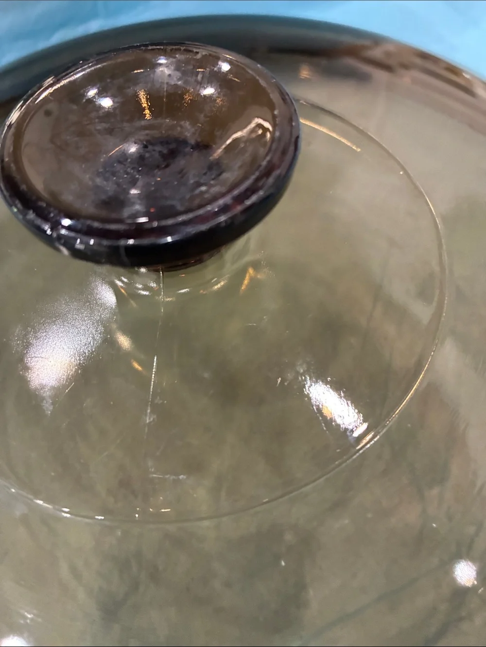 Smoky Glass Cookware Lid with Black Knob - Replacement for Pots & Pans